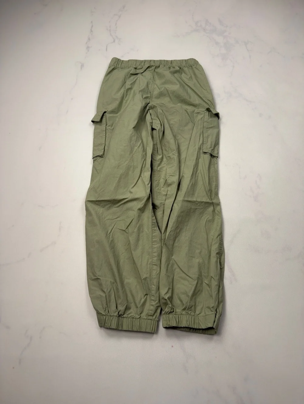 GAP Kids Cargo Pants Green Elastic Waistband - Boys XL